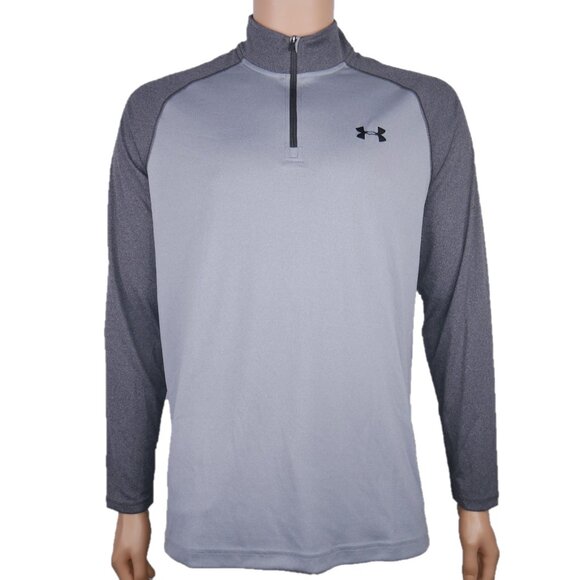 Under Armour Men's Size M Quarter Zip Pullover Shirt Jacket Heatgear NWT - Picture 4 of 5